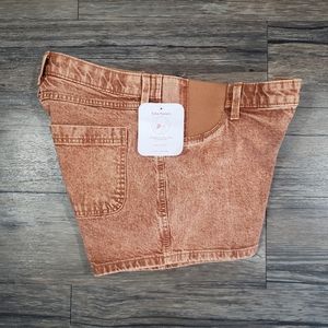 Isabel Maturnity Jean Shorts Underbelly Denim Shorts